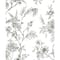 NuWallpaper Charcoal Longwood Peel & Stick Wallpaper